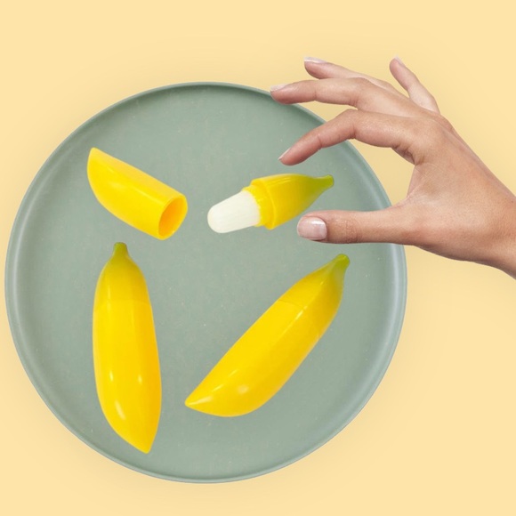 Crochet Banana Buddy Stress Ball + 1 Banana Lip Balm - Picture 2 of 2